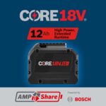 Bosch GBA18V120 18V CORE18V Lithium-Ion 12 Ah High Power Battery, 216 Wh product image