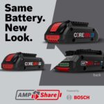 Bosch GBA18V40 18V CORE18V Lithium-Ion 4 Ah Advanced Power Battery, 72 Wh product image