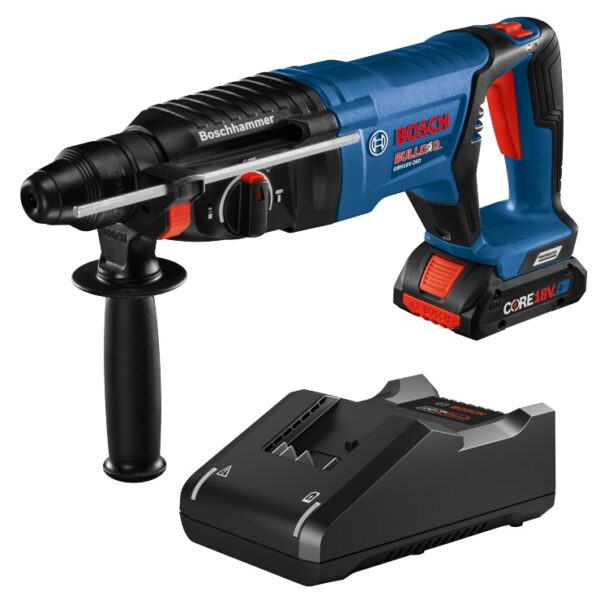 Bosch GBH18V-26DK15 18V EC Brushless SDS-plus Bulldog 1 in. Rotary Hammer Kit with CORE18V 4 Ah Battery product image