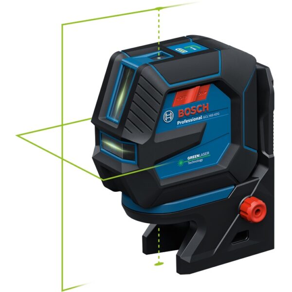 Bosch GCL165-42GL 3.7V Green-Beam Self-Leveling Cross-Line Laser with Plumb Points, Li-Ion Battery product image