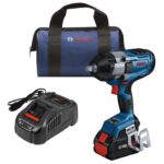 Bosch GDS18V-740CB14 PROFACTOR 18V Connected 1/2 in. Impact Wrench Kit, Friction Ring, CORE18V 8 Ah Battery, Charger, Bag product image