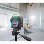 Bosch GLL3-330CG 12V Max 360° Connected Green-Beam Three-Plane Leveling and Alignment-Line Laser Kit, Includes 2.0 Ah Battery product image