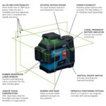 Bosch GLL330-42CGL 12V Max 360° Connected Green-Beam Three-Plane Leveling and Alignment Laser, with 12V Battery product image