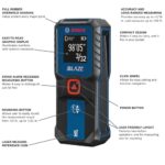 Bosch GLM100-23 BLAZE 100 Ft. Laser Measure, +/- 1/16 in Accuracy, Red Laser, 2 AAA Batteries product image