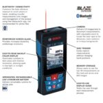 Bosch GLM400CL BLAZE Outdoor Connected Laser Measure with Camera, 400 ft Range, ±1/16 in Accuracy, Lithium-Ion product image