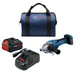 Bosch GWS18V-13PB14 PROFACTOR 18V 5–6 in. Angle Grinder, No Lock-On Paddle Switch, with (1) CORE18V 8 Ah Battery product image