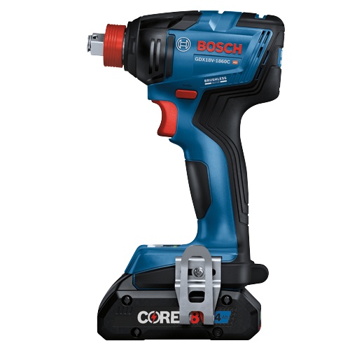 Bosch GXL18V-227B25 18V 2-Tool Combo Kit, GDX18V-1860C Impact Driver/Wrench & GSB18V-975C Hammer Drill/Driver, (2) CORE18V 4 Ah Batteries, Charger, Bag product image