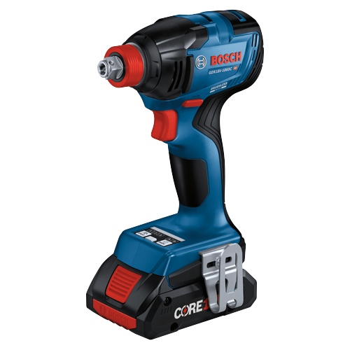 Bosch GXL18V-227B25 18V 2-Tool Combo Kit, GDX18V-1860C Impact Driver/Wrench & GSB18V-975C Hammer Drill/Driver, (2) CORE18V 4 Ah Batteries, Charger, Bag product image