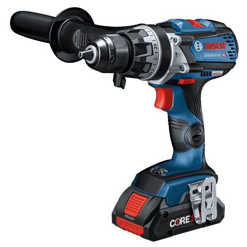 Bosch GXL18V-227B25 18V 2-Tool Combo Kit, GDX18V-1860C Impact Driver/Wrench & GSB18V-975C Hammer Drill/Driver, (2) CORE18V 4 Ah Batteries, Charger, Bag product image