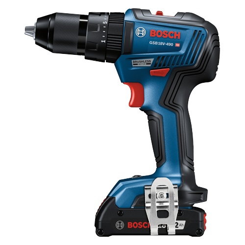 Bosch GXL18V-240B22 18V 2-Tool Combo Kit: 1/2 in Hammer Drill/Driver, Two-In-One 1/4 in and 1/2 in Impact Driver/Wrench, (2) 2 Ah Batteries, Charger, Bag product image