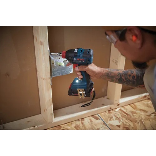 Bosch GXL18V-240B22 18V 2-Tool Combo Kit: 1/2 in Hammer Drill/Driver, Two-In-One 1/4 in and 1/2 in Impact Driver/Wrench, (2) 2 Ah Batteries, Charger, Bag product image