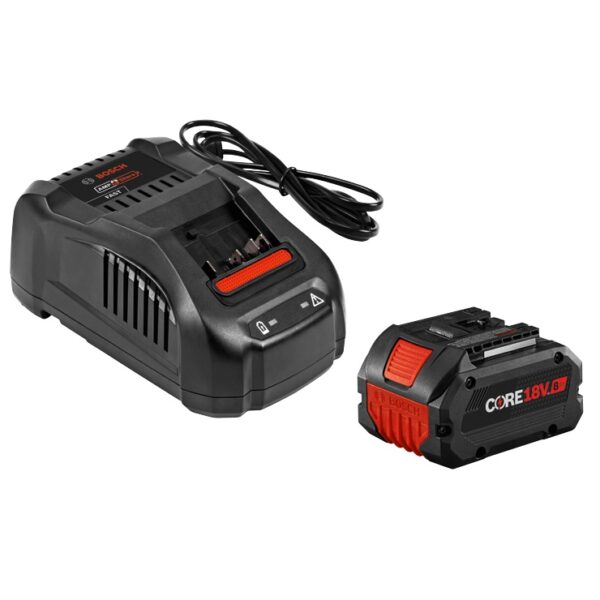 Bosch GXS18V-12N14 18V Starter Kit with (1) CORE18V 8 Ah High Power Battery (GBA18V80) and (1) Fast Charger (BC1880) product image