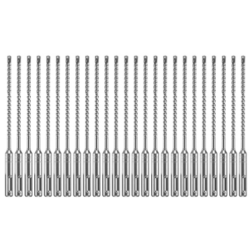 Bosch HCFC2011B25 SDS-plus Bulldog Xtreme Rotary Hammer Drill Bits, 3/16 in x 4 in x 6-1/2 in, Carbide, Pack of 25 product image