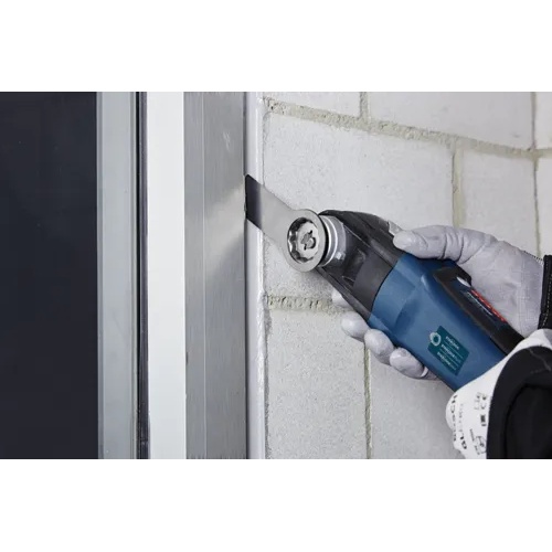 Bosch OSM114K StarlockMax Oscillating Multi-Tool Sealant Knife, 1-1/4 in Width, 1-1/2 in Immersion Depth, BIM, 1-Pack product image