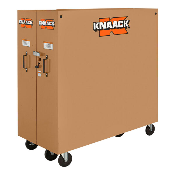KNAACK 100-KL Model 100 Rolling Cabinet, 60.9 cu ft Capacity, 65 in H x 60 in L x 30 in W, Tan product image