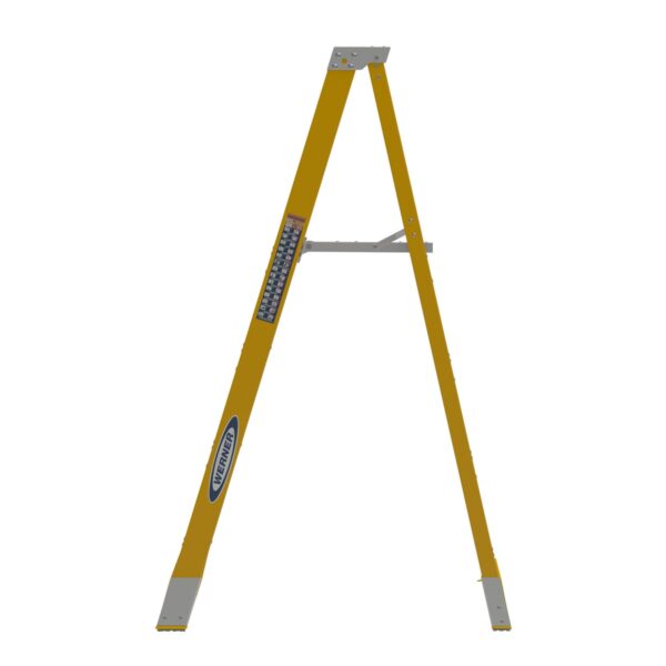 Werner P7404 4ft Fiberglass Platform Ladder, Type IAA, 375 lb Load, 10 ft Reach product image