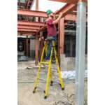 Werner PDIA04 10ft Reach Fiberglass Podium Ladder, 4ft, Type IA, 300 lb Load product image