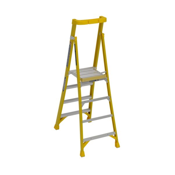 Werner PD7304 10ft Reach Fiberglass Podium Ladder, 4ft Type IAA, Yellow product image