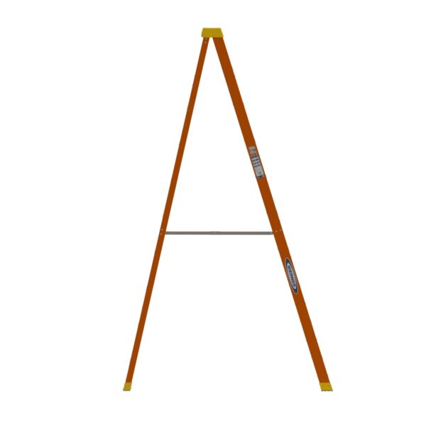 Werner 6110 10ft Type IA Fiberglass Step Ladder, Single-Sided, Orange product image