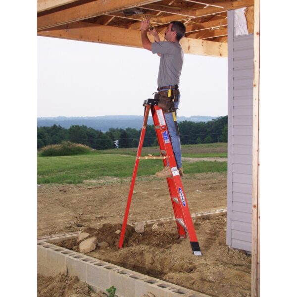 Werner FTP6210 10ft Type IA Fiberglass Tripod Ladder, 300 lb Load Capacity product image