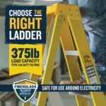 Werner 6310 10ft Type IAA Fiberglass Step Ladder, Single-Sided, 375 lb Duty Rating product image