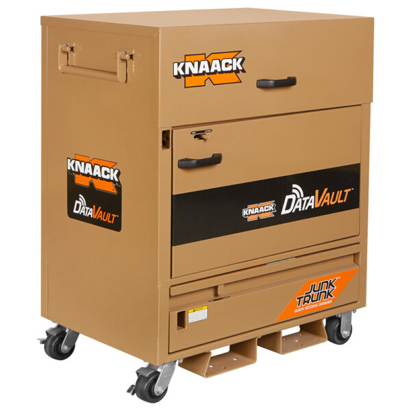 KNAACK 118-M-KL DataVault Mobile Digital Plan Station, 48.25 in H x 39.3 in W x 26.875 in D, Tan product image