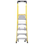 Werner PD7305 11ft Reach Fiberglass Podium Ladder, 5ft Type IAA, Yellow product image
