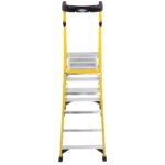 Werner PD7305 11ft Reach Fiberglass Podium Ladder, 5ft Type IAA, Yellow product image