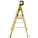 Werner PD7305-4C Fiberglass Podium Ladder with Casters, 5 ft, Type IAA 375 lb, 11 ft Reach product image