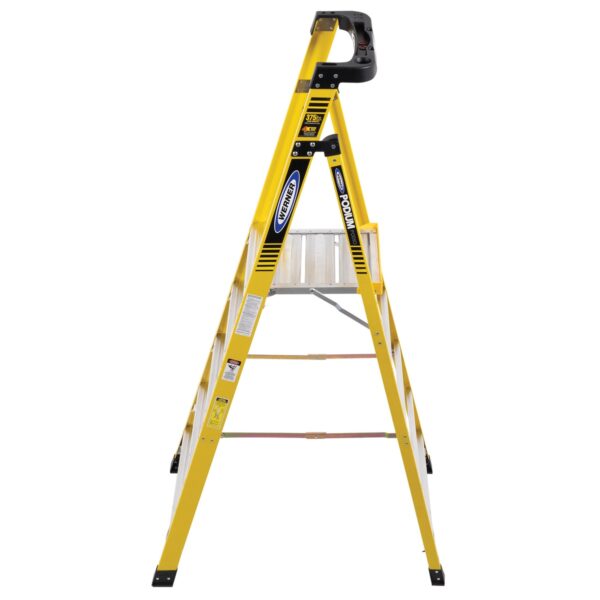Werner PD7305-4C Fiberglass Podium Ladder with Casters, 5 ft, Type IAA 375 lb, 11 ft Reach product image