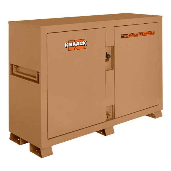 KNAACK 129-KL Model 129 Bin Storage Cabinet, 48 cu ft, 72 in W x 24 in D x 51 in H, Tan product image
