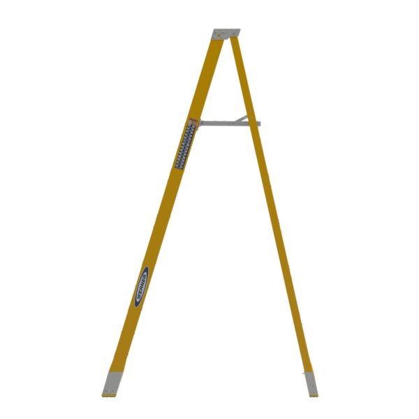 Werner P7406 Fiberglass Platform Ladder, 6 ft, Type IAA 375 lb, 12 ft Reach Height product image