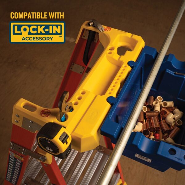 Werner PDLIA06 Fiberglass Podium+ Ladder, 6 ft, Type IA, 12 ft Reach Height product image