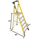 Werner PD7306 12ft Reach Fiberglass Podium Ladder, 6ft Type IAA, 375 lb product image