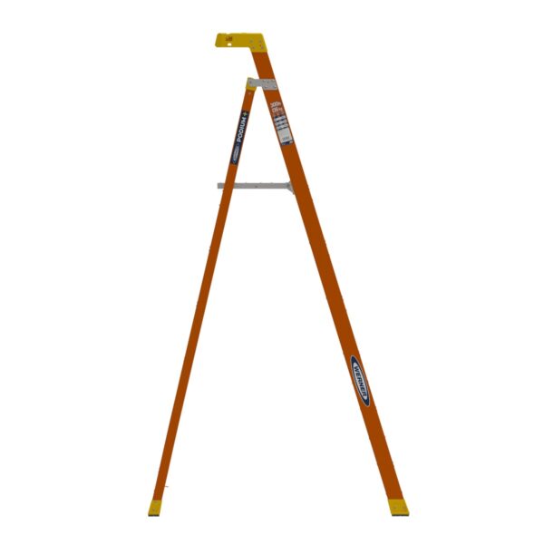 Werner PDLIA06 Fiberglass Podium+ Ladder, 6 ft, Type IA, 12 ft Reach Height product image