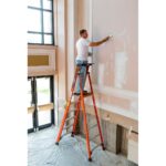 Werner PDIA06 Fiberglass Podium Ladder, 6 ft, Type IA, 12 ft Reach Height product image