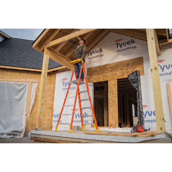 Werner PDLIA06 Fiberglass Podium+ Ladder, 6 ft, Type IA, 12 ft Reach Height product image