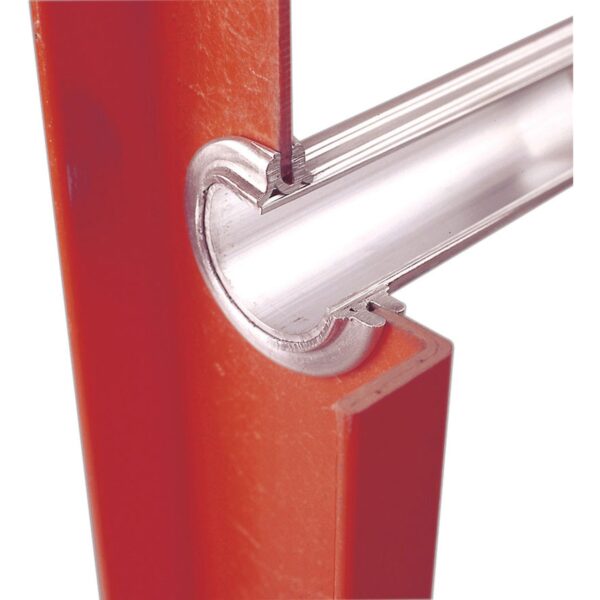 Werner D6212-1 12ft Type IA Fiberglass D-Rung Straight Ladder, 300 lb Duty Rating product image