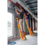 Werner L6212 12ft Type IA Fiberglass Leaning Ladder, 300 lb Duty Rating product image
