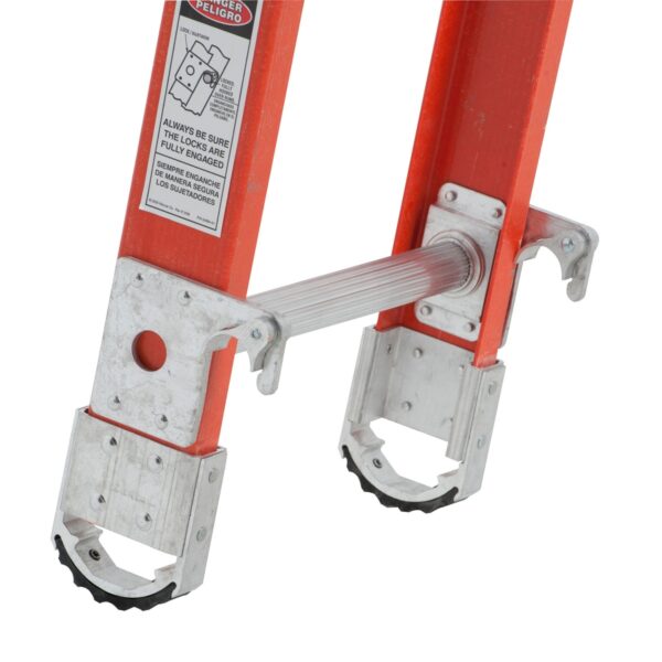 Werner 7806 12ft Type IAA Fiberglass Combination Ladder, 375 lb Duty Rating product image
