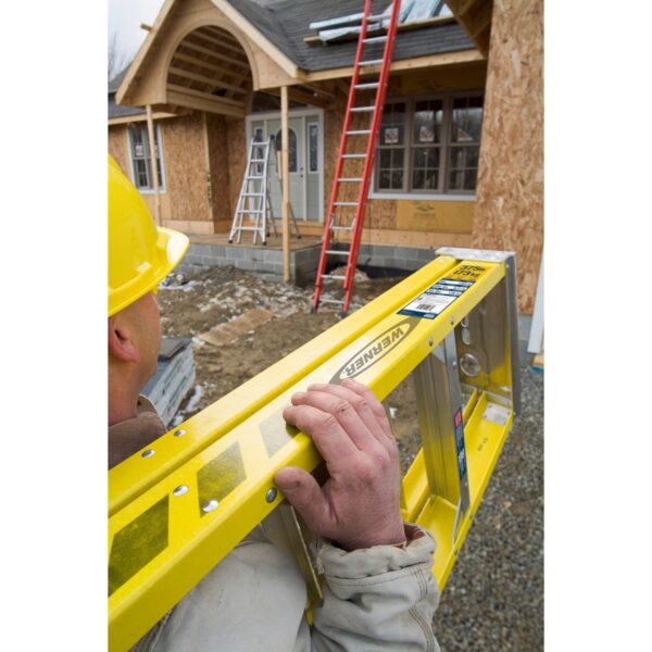 Werner 7312 12ft Type IAA Fiberglass Step Ladder, 375 lb Load Capacity, Single-Sided product image