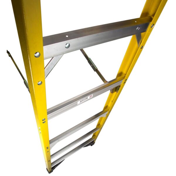 Werner 7312 12ft Type IAA Fiberglass Step Ladder, 375 lb Load Capacity, Single-Sided product image