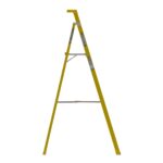 Werner PD7307 13ft Reach Fiberglass Podium Ladder, 7 ft, Type IAA, 375 lb Duty Rating product image