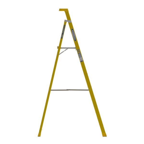 Werner PD7307 13ft Reach Fiberglass Podium Ladder, 7 ft, Type IAA, 375 lb Duty Rating product image