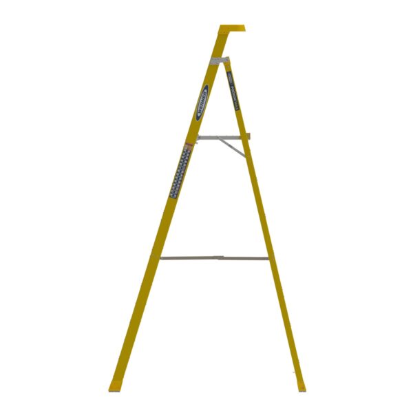 Werner PD7307 13ft Reach Fiberglass Podium Ladder, 7 ft, Type IAA, 375 lb Duty Rating product image