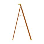 Werner PD6207 Fiberglass Podium Ladder, 7 ft Platform Height, 13 ft Reach, Type IA 300 lb product image