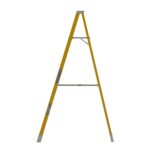 Werner P7408 14ft Reach Fiberglass Platform Ladder, 8ft, Type IAA, 375 lb Capacity product image