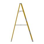 Werner P7408 14ft Reach Fiberglass Platform Ladder, 8ft, Type IAA, 375 lb Capacity product image