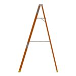 Werner P6208 Fiberglass Platform Ladder, 8 ft, Type IA, 300 lb Capacity, 14 ft Reach Height product image