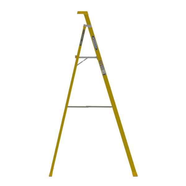 Werner PD7308 14ft Reach Fiberglass Podium Ladder, 8 ft, Type IAA 375 lb product image